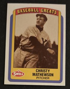1990 Swell Christy Mathewson Baseball Card #134