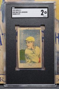 Walter Johnson 1923 W515-2 Hand Cut Card #38