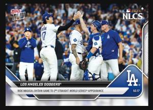 Los Angeles Dodgers 2025 World Series Topps Card