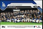 Los Angeles Dodgers 2025 World Series Topps Card