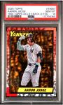 Aaron Judge Yankees Gold Topps Baseball Card #4/50