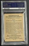 1935 Muratti Babe Ruth Olympic Card PSA 5