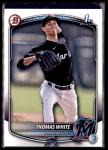 2025 Bowman Thomas White Marlins Prospect 5 Card Lot
