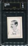 1950 Dan Brouthers Tigers Hall of Fame Card