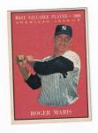 1961 Topps Roger Maris MVP Yankees Card #478