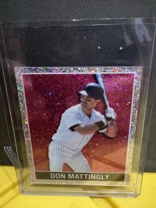 2025 Don Mattingly Pink Sparkles Anniversary Card