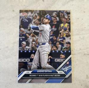 2024 Topps NOW Shohei Ohtani 50/50 Club Card