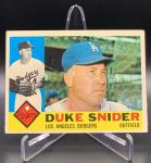 1960 Topps Duke Snider #493 LA Dodgers Card