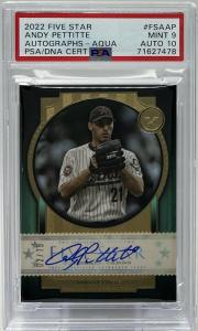 Andy Pettitte Autograph PSA 9/10 - 2022 Topps