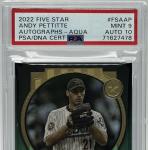 Andy Pettitte Autograph PSA 9/10 - 2022 Topps