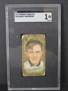 1911 T205 Christy Mathewson HOF Card