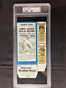 1969-70 Bazooka Tony Lazzeri Complete Box