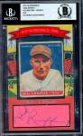 1933 Goudey Red Ruffing Autograph Card