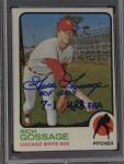 1973 Topps Goose Gossage Signed Rookie Card