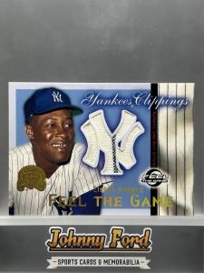 2000 Fleer Elston Howard Game Worn Patch Card