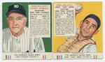 1953 Red Man Baseball Lot: Yogi Berra & Casey Stengel