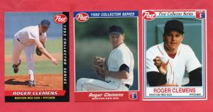 Roger Clemens Post Collector Series Card Lot