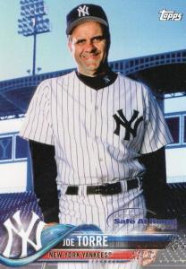 Joe Torre Yankees 2018 Topps Promo Card
