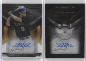 2015 Topps Strata DJ LeMahieu Autographed Card
