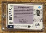 2001 Upper Deck Mickey Rivers Game-Used Bat AUTO