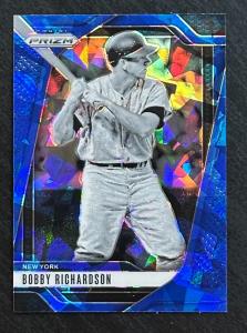 Bobby Richardson 2025 Prizm Blue Ice Yankees Card