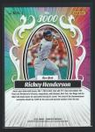 2023 Donruss Rickey Henderson #M3K-1 Baseball Card
