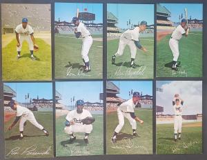 1959-66 Los Angeles Dodgers Team Issue Postcards Set