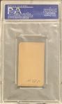 1921 W551 Walter Johnson Hand Cut Card