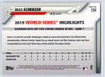 2020 Topps Max Scherzer #258 Baseball Card