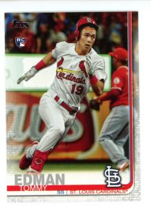 2019 Topps Update Tommy Edman Cardinals Card