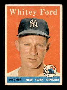 1958 Topps Whitey Ford Baseball Card #320