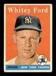 1958 Topps Whitey Ford Baseball Card #320
