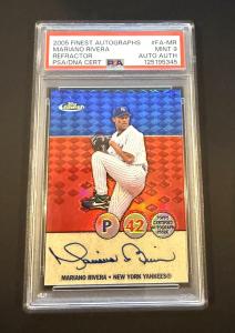 Mariano Rivera 2005 Topps Finest Refractor Auto
