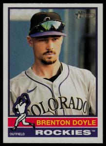 2025 Topps Heritage Brenton Doyle Rockies Card