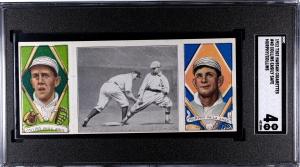 1912 T202 Eddie Collins Sports Card SGC 4