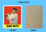 Babe Ruth Yankees Baseball Trading Card 48-L-BR-2