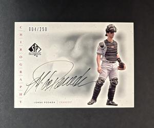 Jorge Posada 2001 SP Authentic Autograph Card