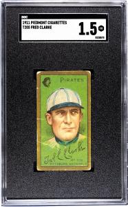 Fred Clarke 1911 T205 Gold Border Card