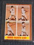 1962 Topps Roger Maris #313 - 61st Blast Card