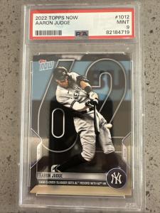 2022 Topps Now Aaron Judge Card #1012