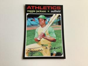 1971 Topps Reggie Jackson Baseball Card