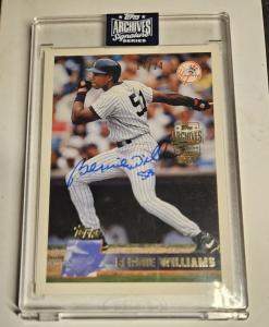 2020 Topps Archives Bernie Williams Autograph 24/24
