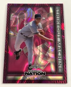 David Cone 2025 Leaf Pink Lava Baseball Card /5