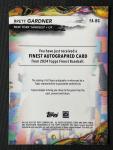 2024 Topps Finest Brett Gardner Yankees Auto Card