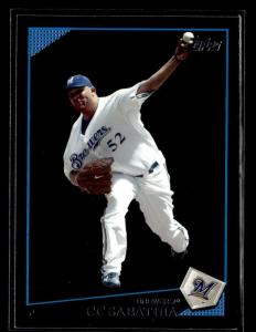 2009 Topps CC Sabathia Black Card, Brewers