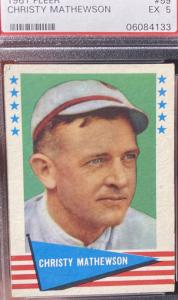 1961 Fleer Baseball Greats Christy Mathewson Card
