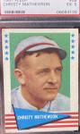 1961 Fleer Baseball Greats Christy Mathewson Card