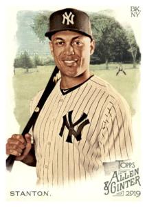 2019 Topps Allen & Ginter Giancarlo Stanton Card