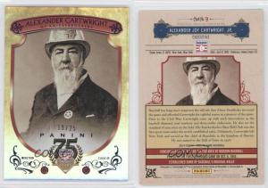 2014 Panini Hall of Fame Alexander Cartwright #9 /25
