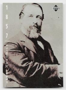 1994 Upper Deck Baseball Henry Chadwick #3 Card